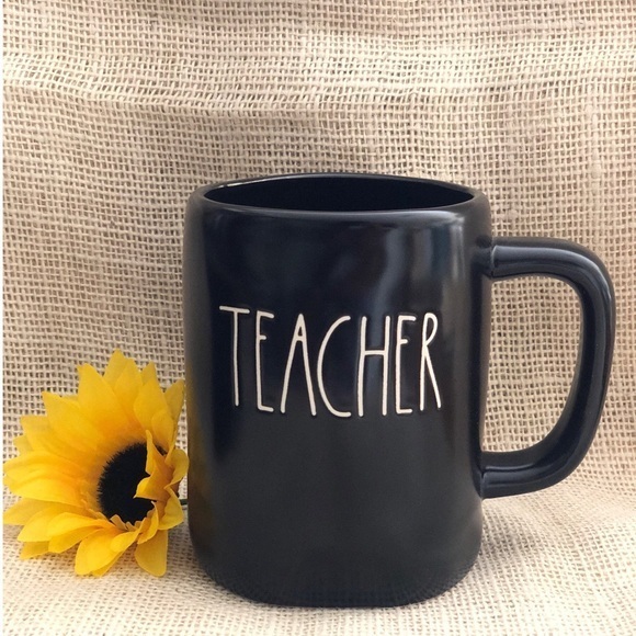 Rae Dunn Black TEACHER Mug - Picture 1 of 3